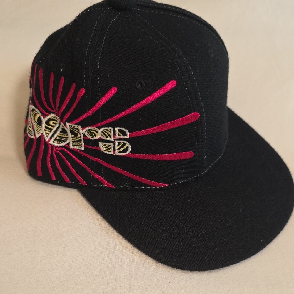 Official The DOORS Vintage Logo Wool Flat Brim Hat